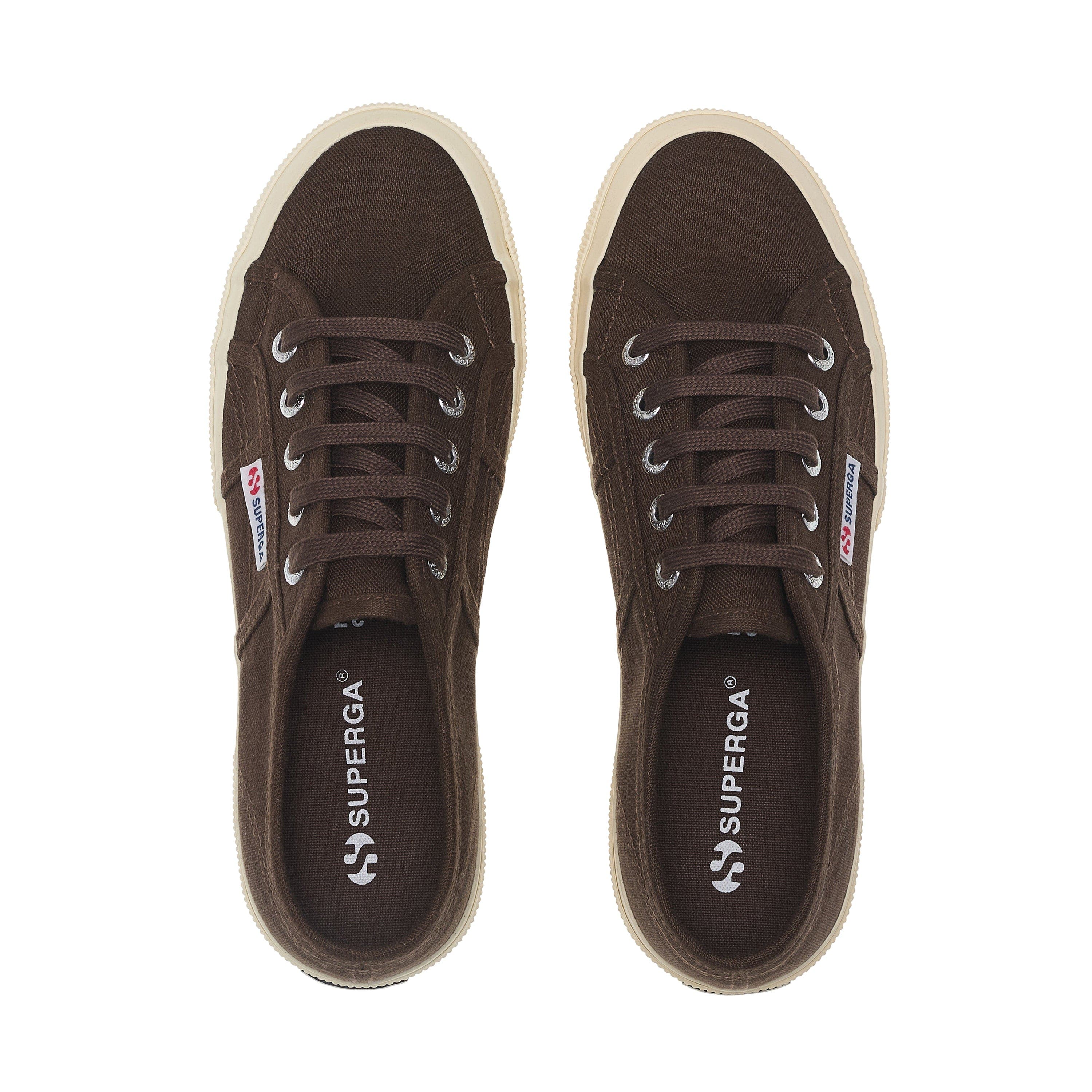 Superga 2750 Linen Sneakers, Alternate, color, Brown-Off White