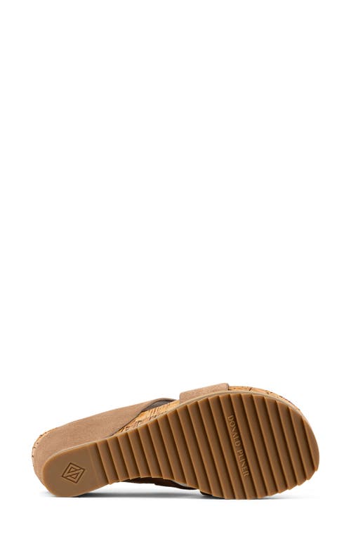 Donald Pliner Sisu Platform Wedge Sandal In Tobacco
