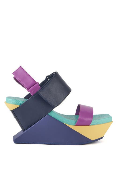 United Nude Delta Wedge Sandal In Multi