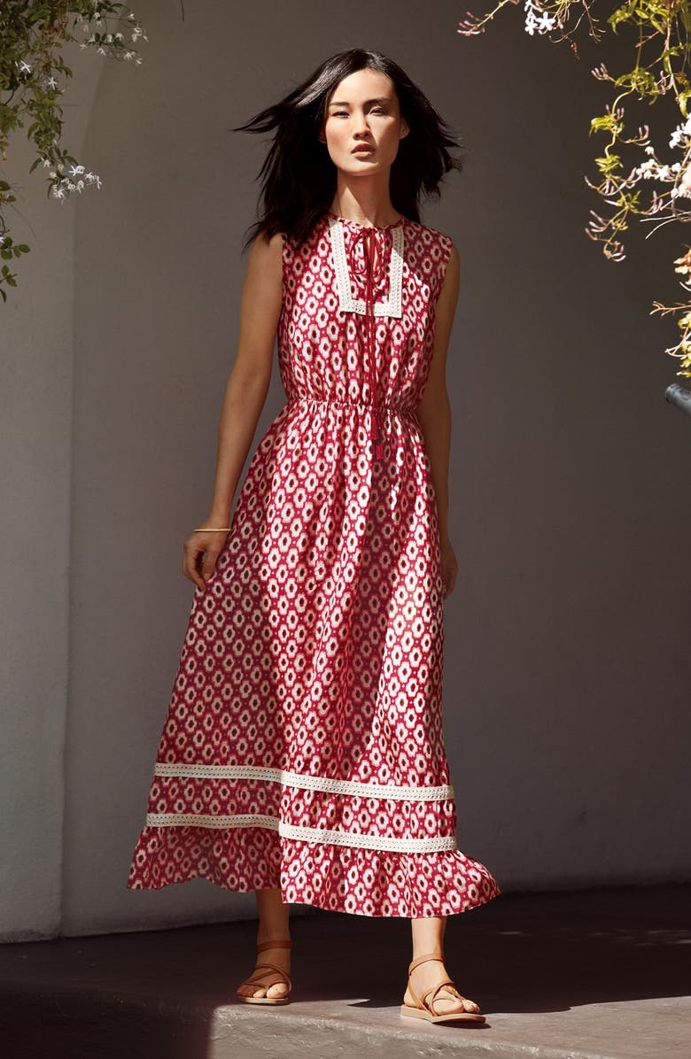 Kate Spade New York 'posy ikat' print dress, Alternate, color,
