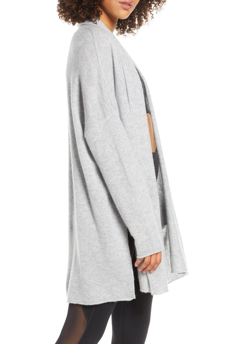 Elevate Wool & Cashmere Wrap, Alternate, color, GREY MEDIUM CHARCOAL HEATHER