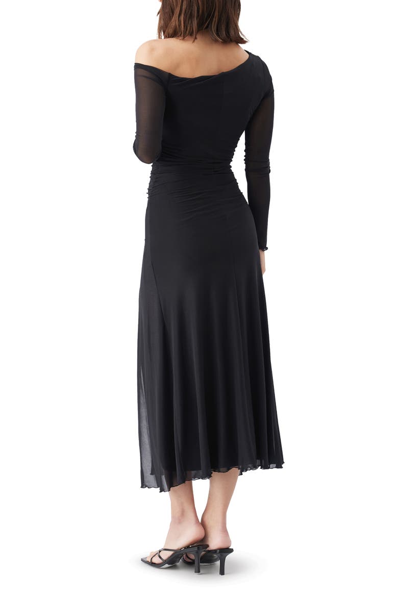 Freya Mesh Dress, Alternate, color, Black