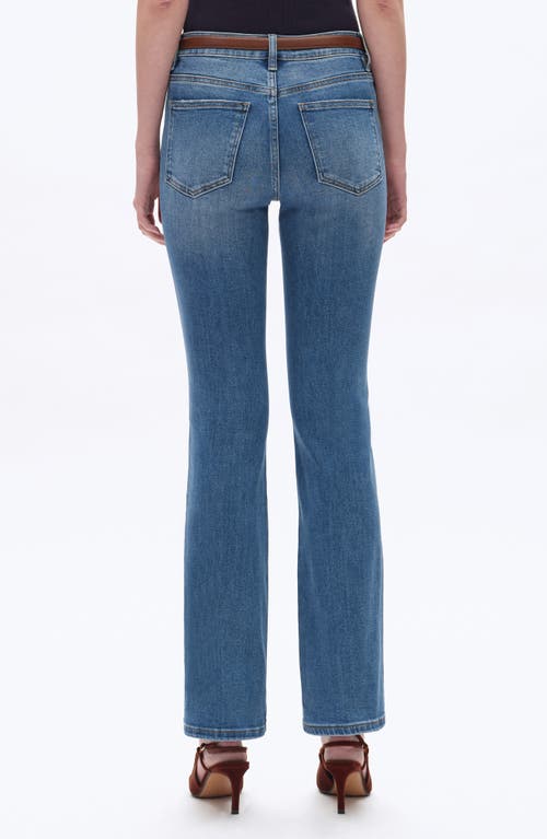 Bayeas Mid Rise Bootcut Jeans In Blue
