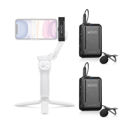 EDGE-DI-DUO Dual Wireless Lavalier Microphone System for iPhone & iPad (Lightning)