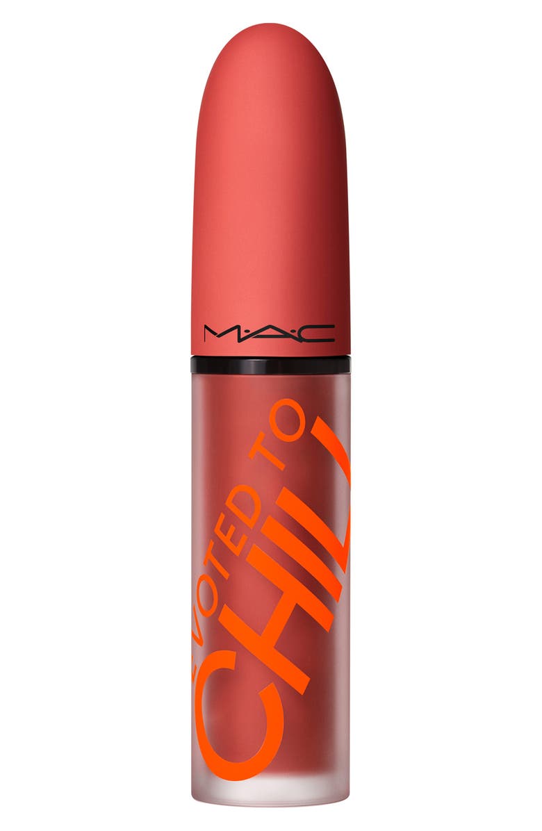 MAC Cosmetics Powder Kiss Liquid Lipstick, Alternate, color, Devoted To Chili