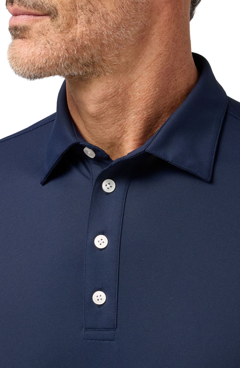 Mizzen+Main Harper Long Sleeve Performance Polo, Alternate, color, Navy