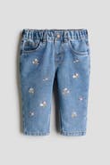 H&M Embroidery-detail Jeans