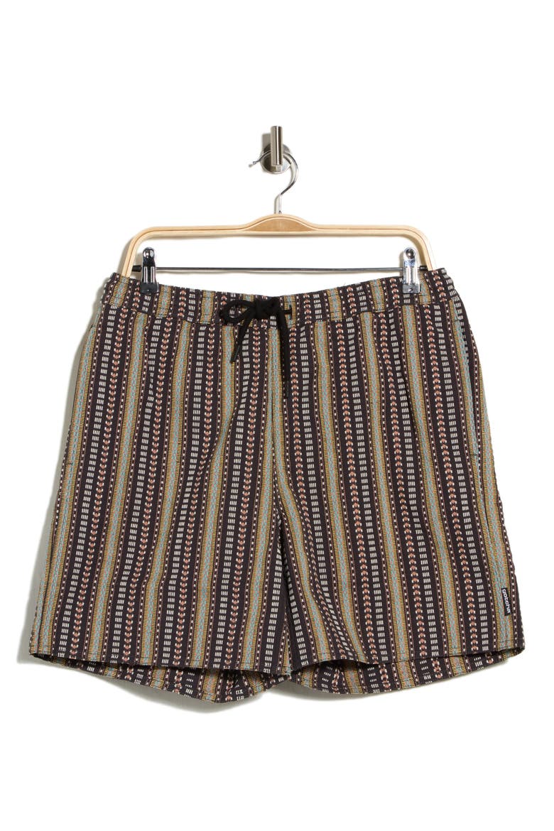 La Brea Cotton Shorts, Main, color, OBSIDIAN
