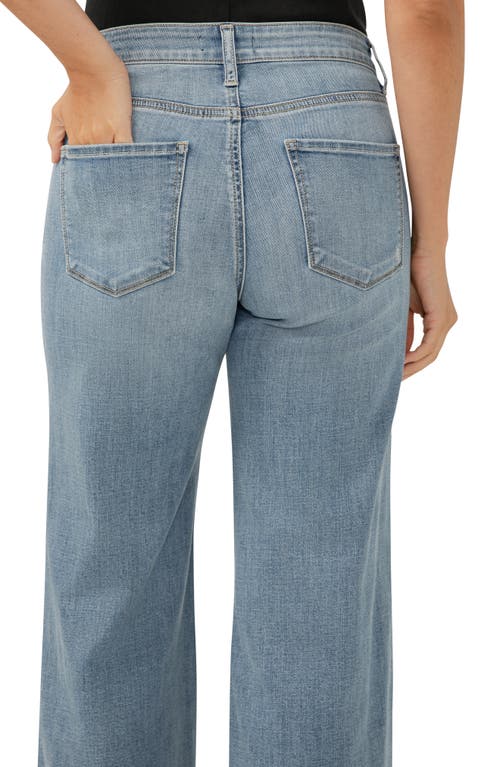 SILVER JEANS CO. SILVER JEANS CO. SUKI CURVY RAW HEM MID RISE ANKLE WIDE LEG JEANS 