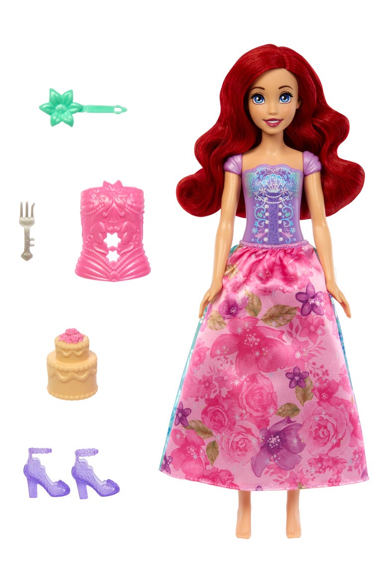 Disney® Princess Spin & Reveal Ariel Doll with 11 Surprises, Main, color, NONE