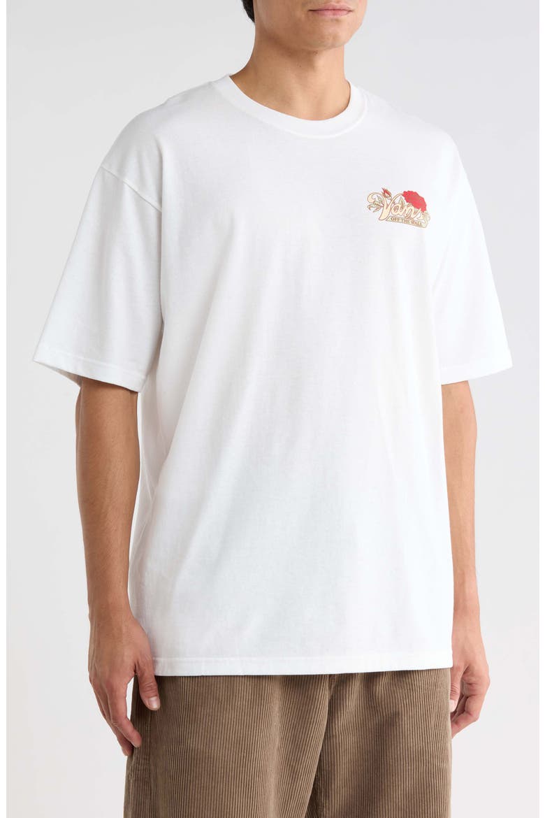 Old Skool Bloom Cotton Graphic T-Shirt, Alternate, color, WHITE