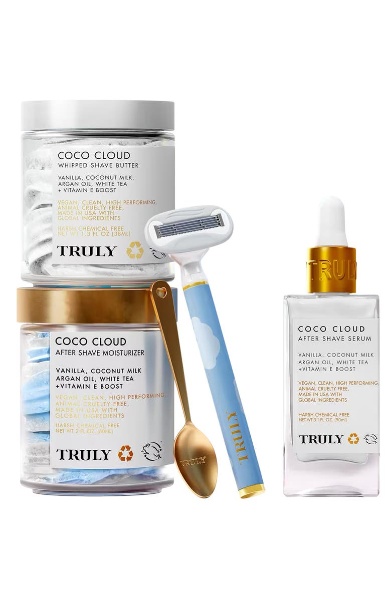 TRULY BEAUTY Ultimate Cloud Coco Shave Set $162 Value, Main, color,