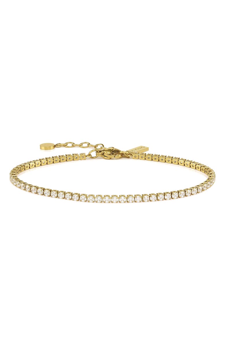 Vincero White Sapphire Tennis Bracelet, Main, color, Gold