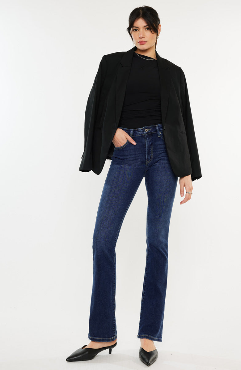 KanCan Denver Essentials High Rise Bootcut Jeans, Alternate, color, Dark Wash