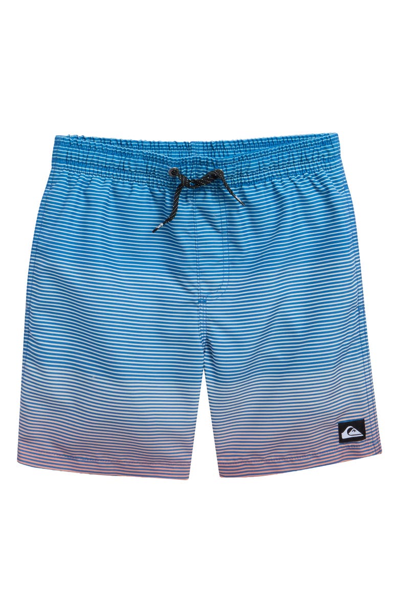 Quiksilver Kids' Everyday Mix Volley Swim Trunks, Main, color, Vallarta Blue