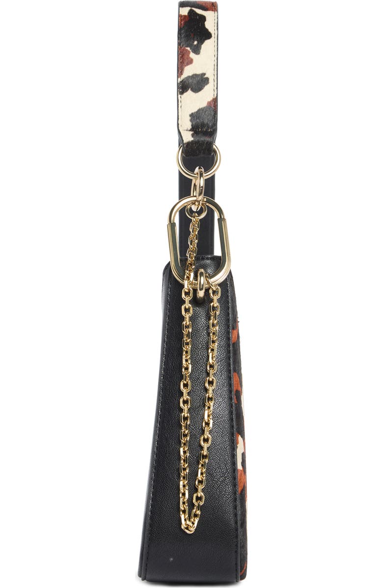 Dolce Vita Prya Calf Hair Shoulder Bag, Alternate, color, Brown Print