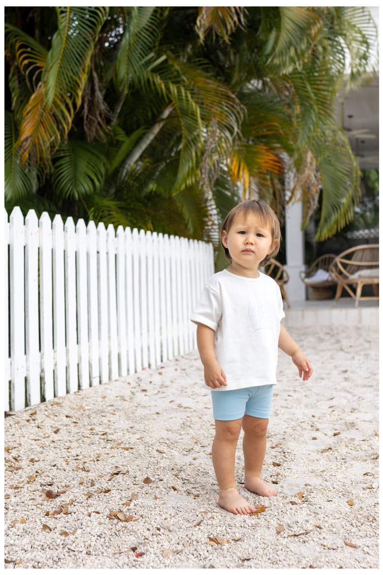 Oversized Tee Set for Baby Boy, Alternate, color, Blue