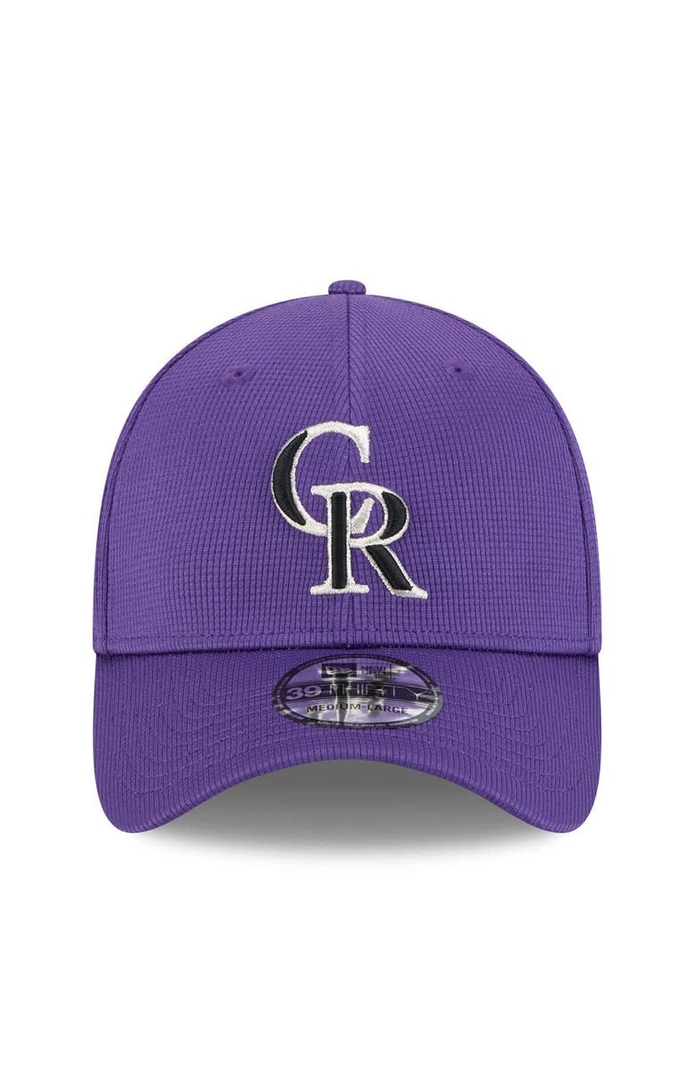 New Era Men's New Era Purple Colorado Rockies 2025 Spring Training 39THIRTY Flex Hat, Alternate, color, Purple