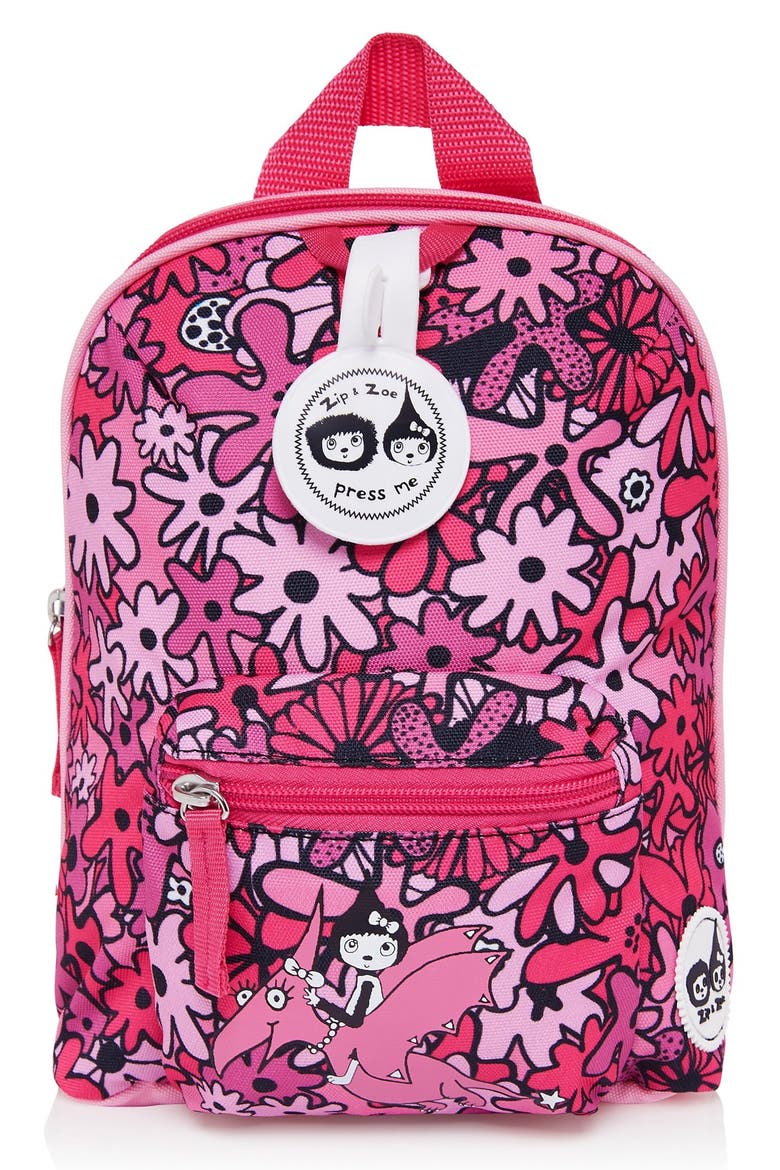Graphic Mini Backpack, Main, color, FLORAL PINK