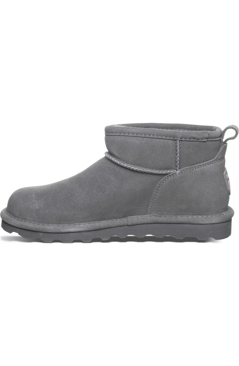 BEARPAW Shorty Genuine Shearling Lined Bootie, Alternate, color, Gadget Gray
