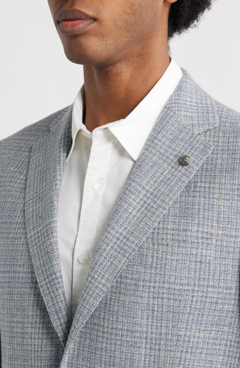 Jack Victor MIDLAND MICRO CHECK SPORTCOAT, Alternate, color, Light Grey