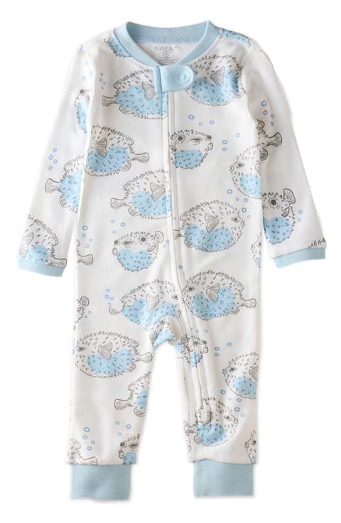 Shadow Footless Sleep & Play Organic Cotton Romper (Baby)