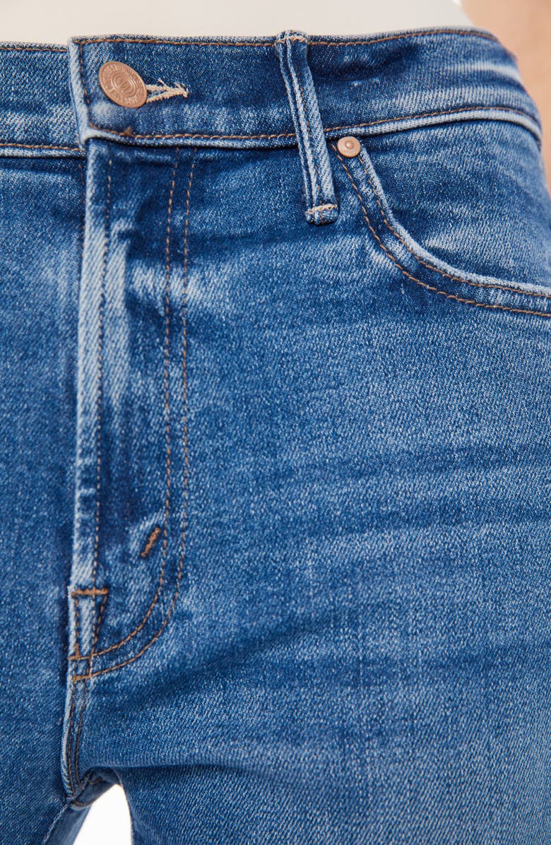 MOTHER The Rascal Frayed Ankle Slim Jeans, Alternate, color,