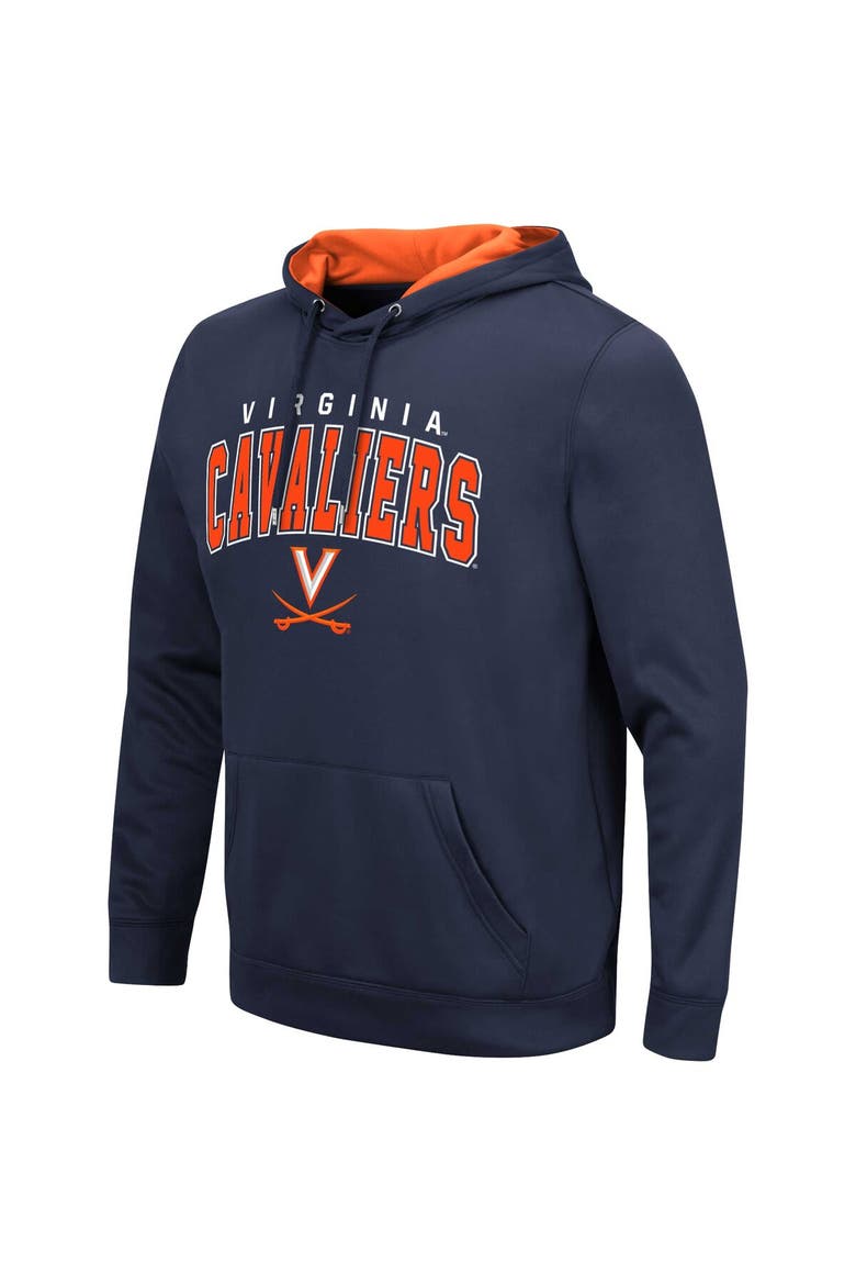 Men's Colosseum Navy Virginia Cavaliers Resistance Pullover Hoodie, Alternate, color, Navy