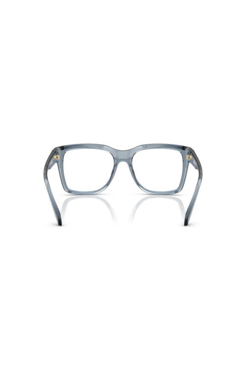 Michael Kors 53mm Square Optical Glasses In Gray