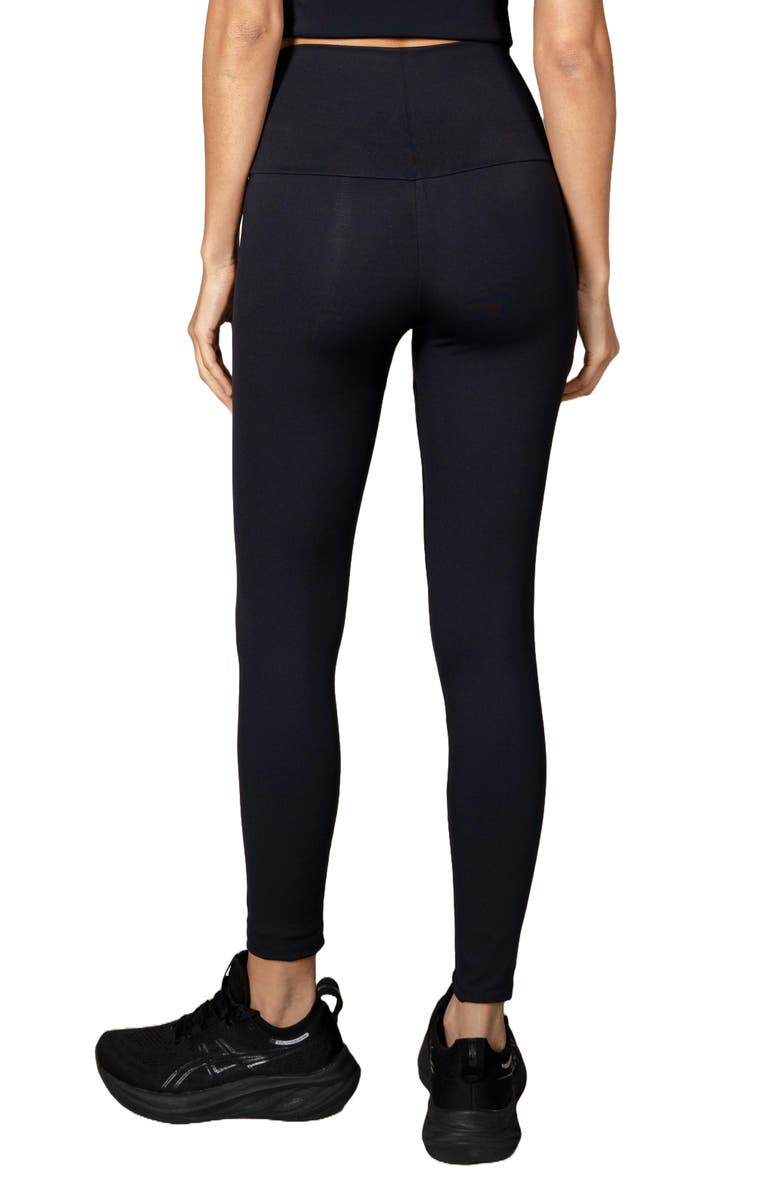 Port De Bras Bubble Legging, Alternate, color, Black-Black Mesh