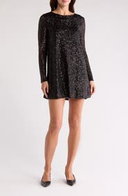 Melrose and Market Long Sleeve Sequin Minidress