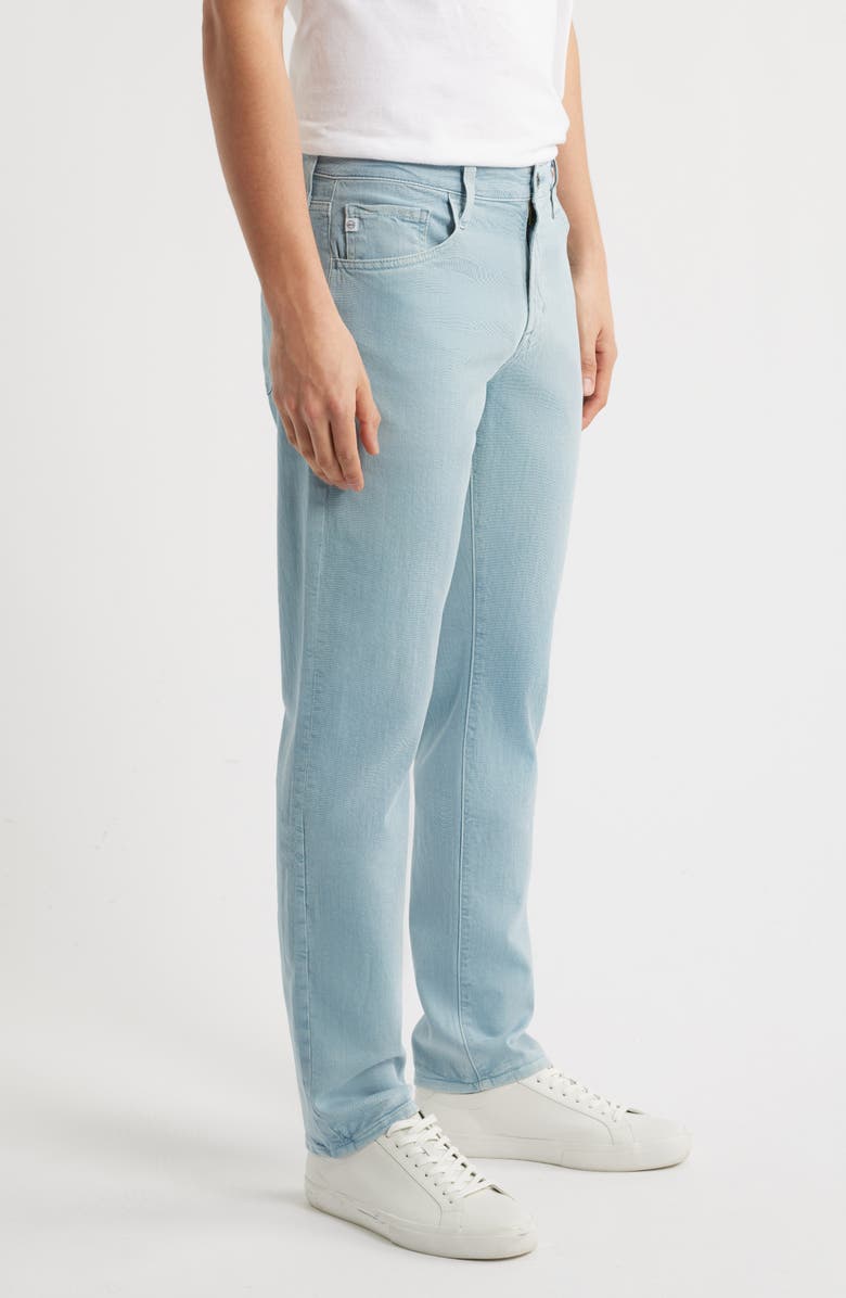 AG Everett Slim Straight Leg Cotton & Linen Blend Jeans, Alternate, color, Sulfur Crystal Cove