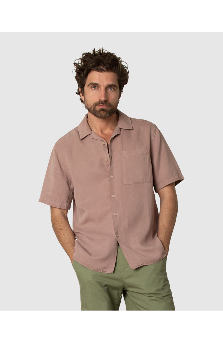 Mosmann Australia Avalon Short Sleeve, Alternate, color, Brown