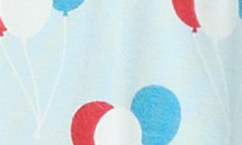 Kickee Pants Balloon Print Zip Fitted Footie In Multi