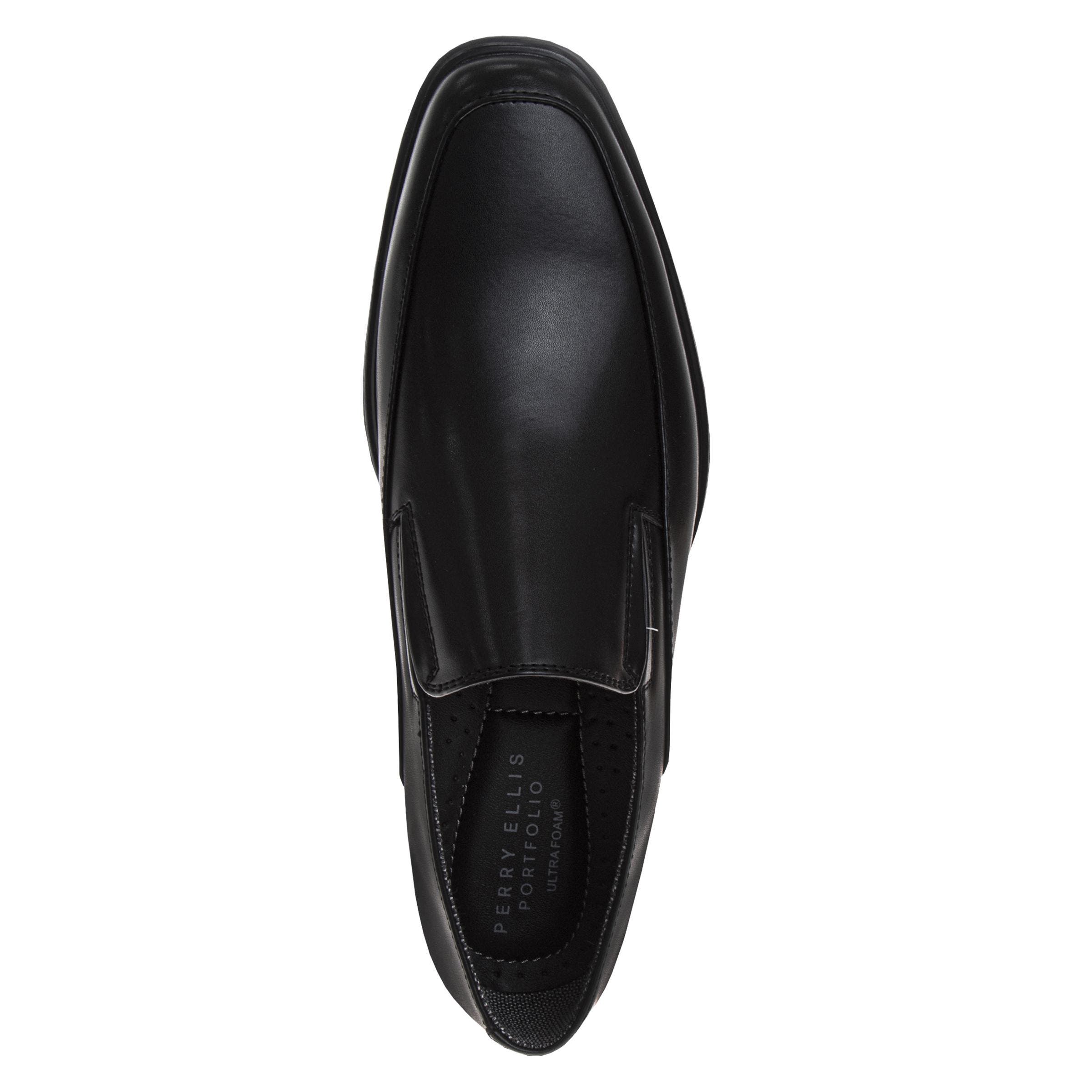 Perry Ellis Men’s Premium Classic Oxford Dress Shoes  Elegant and Comfortable, Alternate, color, Black