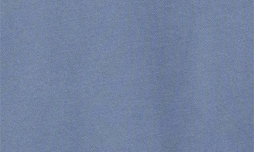 Happy Camp3r Puff Series Core Logo Cotton Blend Hoodie In Blue
