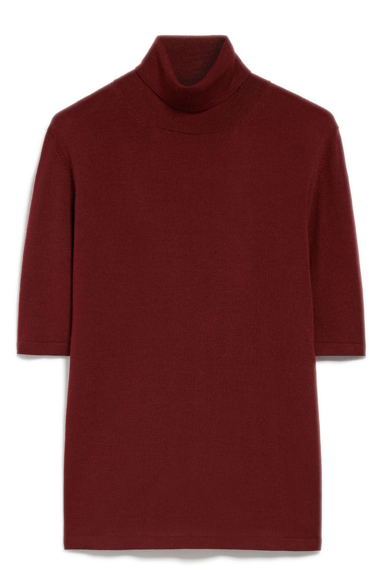 Max Mara Leisure Ubicato Wool Turtleneck Top, Alternate, color, 