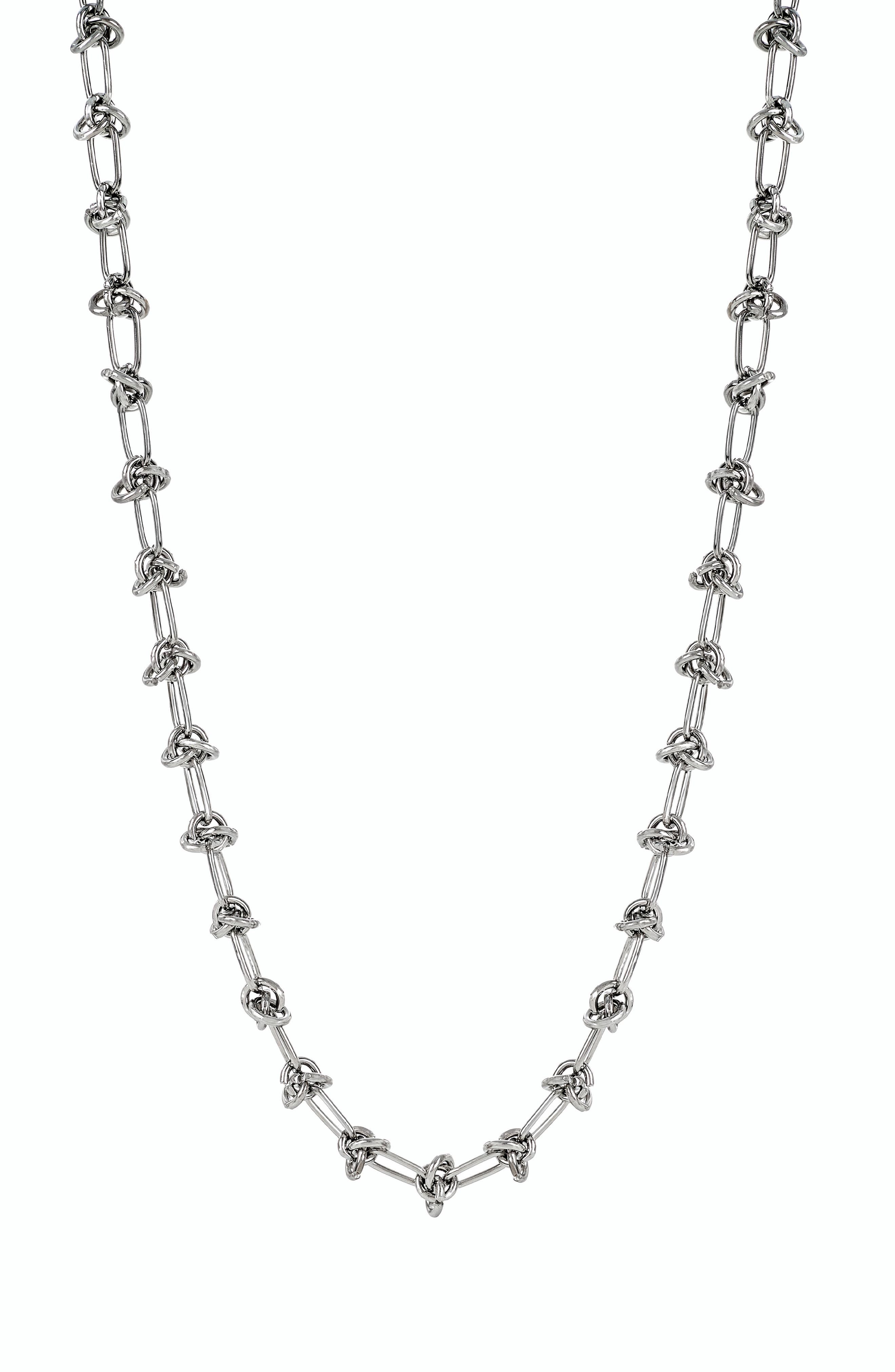 Men's Oval Link Necklace