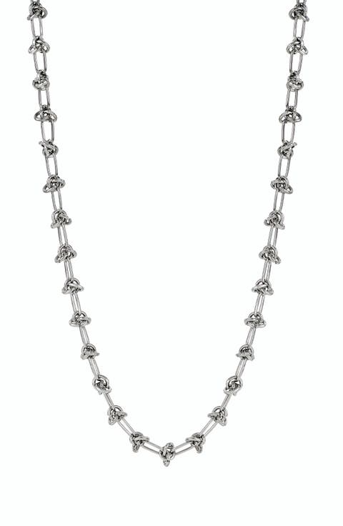 Men's Oval Link Necklace