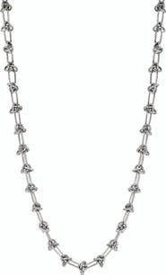 Ed Hardy Men's Oval Link Necklace
