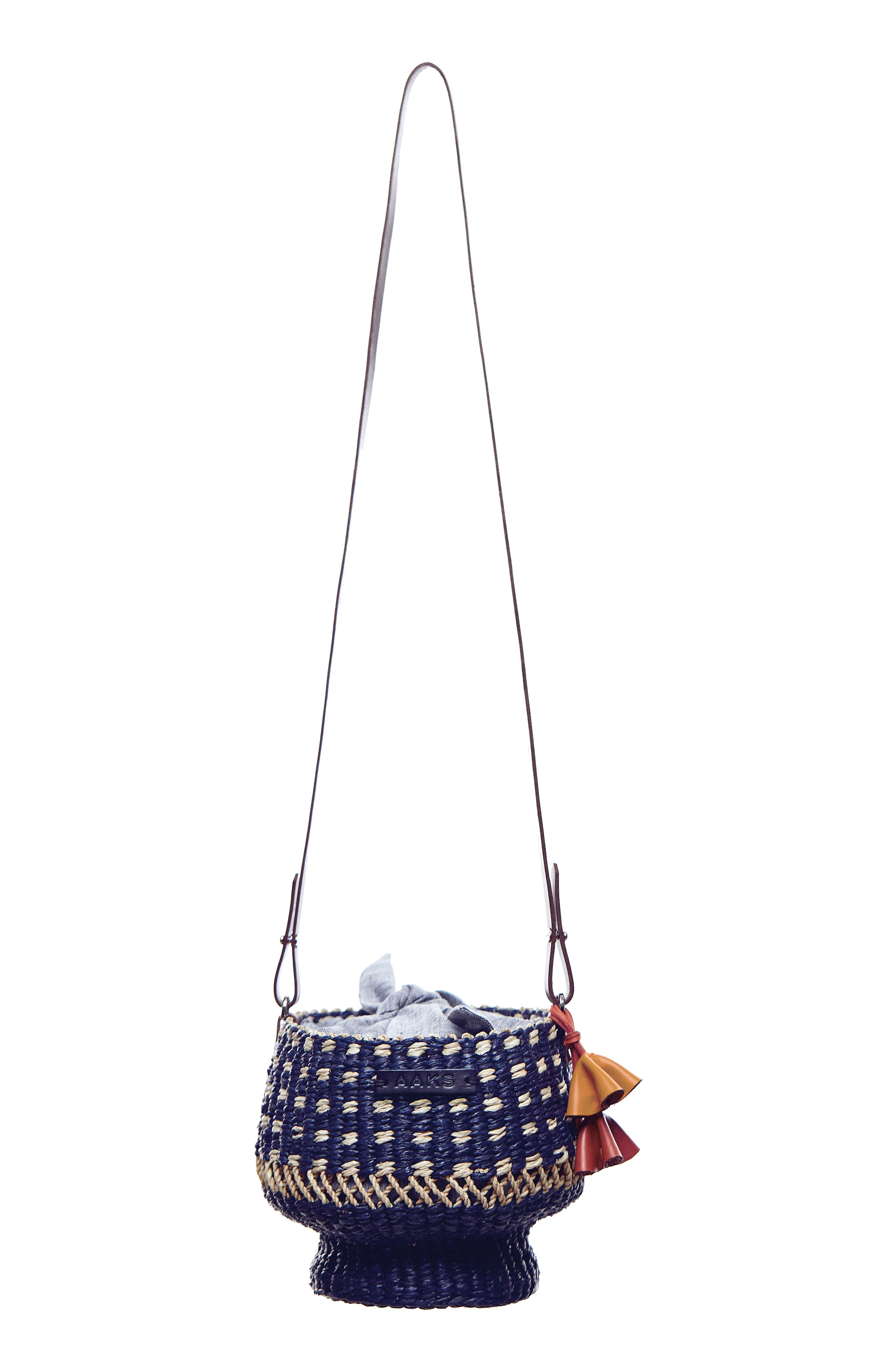 A A K S AAKS Mini Baw Pot Dot Bucket Bag, Main, color, 