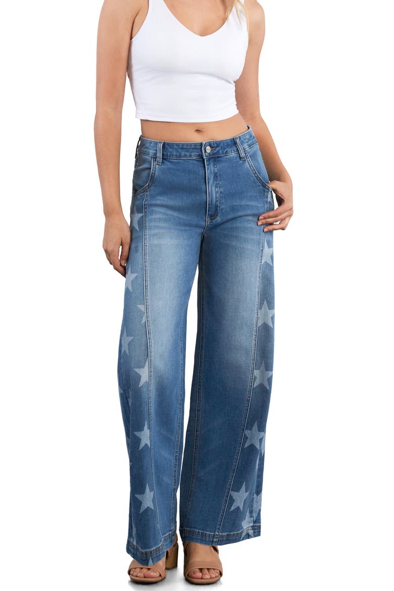 Superstar Wide Barrel Jeans, Alternate, color, STAR DENIM