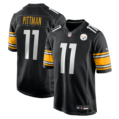 Men's Nike Michael Pittman Jr. Black Pittsburgh Steelers Game Jersey