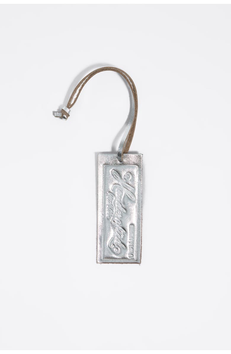 Bimba y Lola Plaited Leather Shopper Bag, Alternate, color, Silver