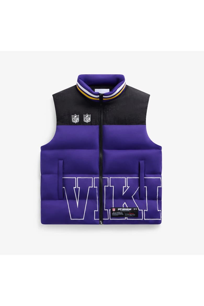 Unisex  Purple Minnesota Vikings Team Puffer Vest, Main, color, Purple