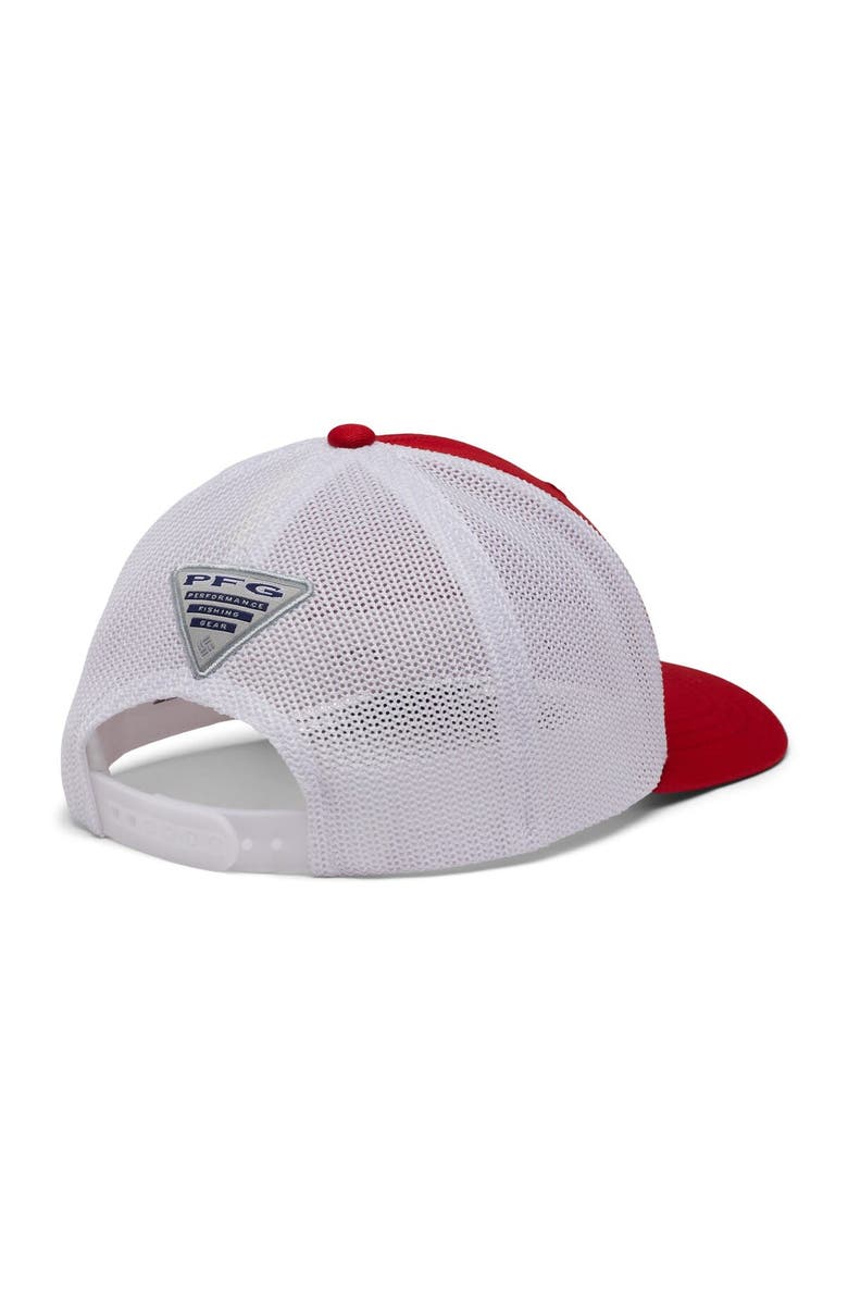 Columbia Youth Columbia Red Georgia Bulldogs PFG Adjustable Hat, Alternate, color,