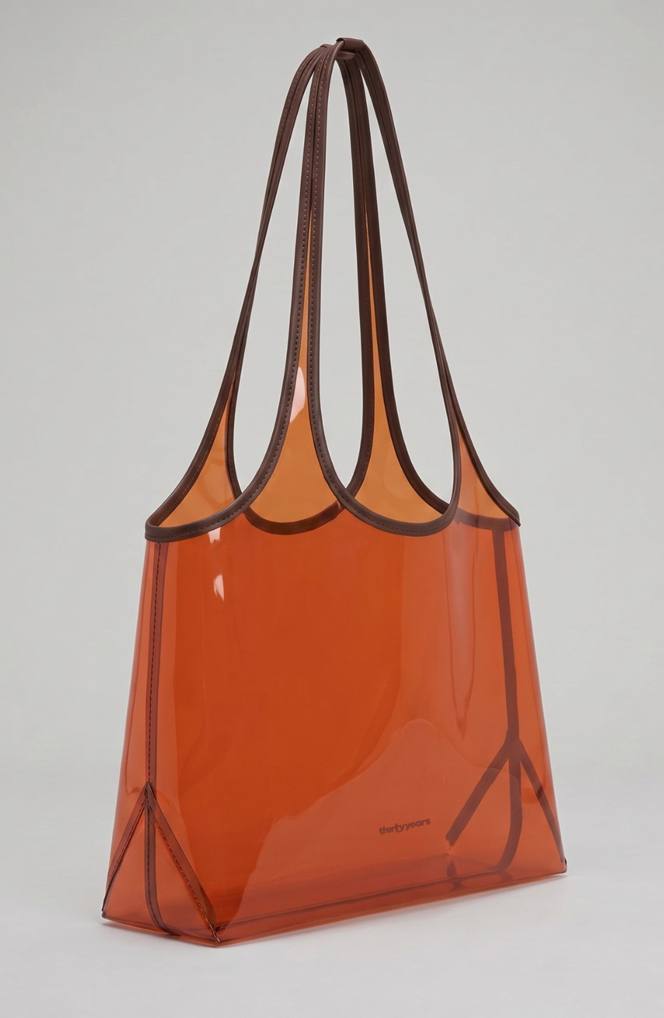 Thirty Years Jelly Clear Tote, Alternate, color, Amber