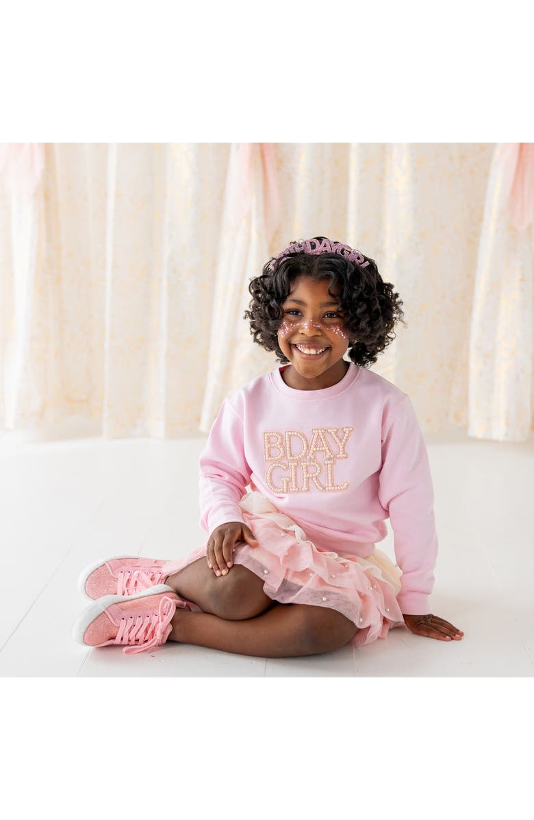 Sweet Wink Pretty Pearl Petal Tutu, Alternate, color, Pink