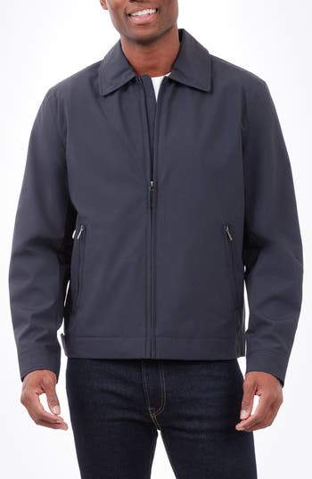 London Fog Athens Hipster Water Resistant Jacket In Blue
