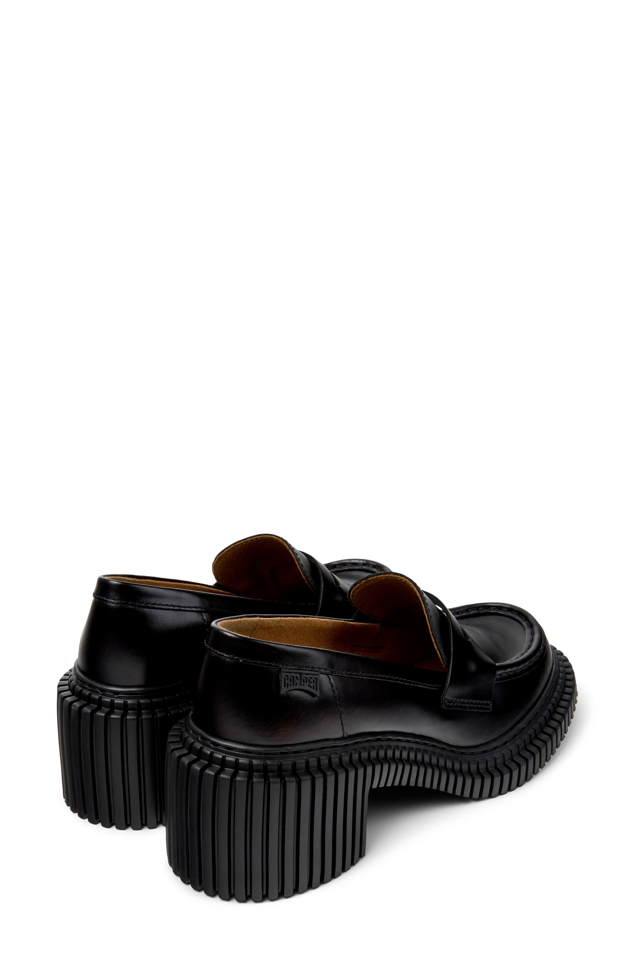 Camper Pix London Penny Loafer, Alternate, color, Black